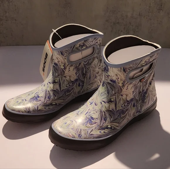 BOGS Patch Ankle Mrbl Rainboot - Picture 2 of 5